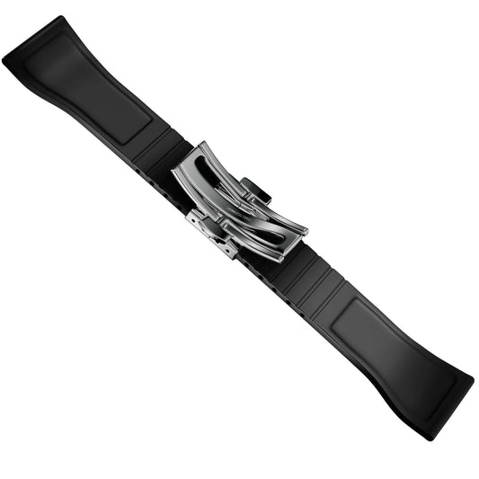 Black rubber Strap