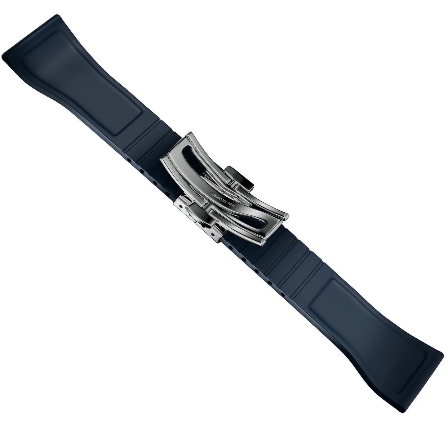 Blue rubber Strap