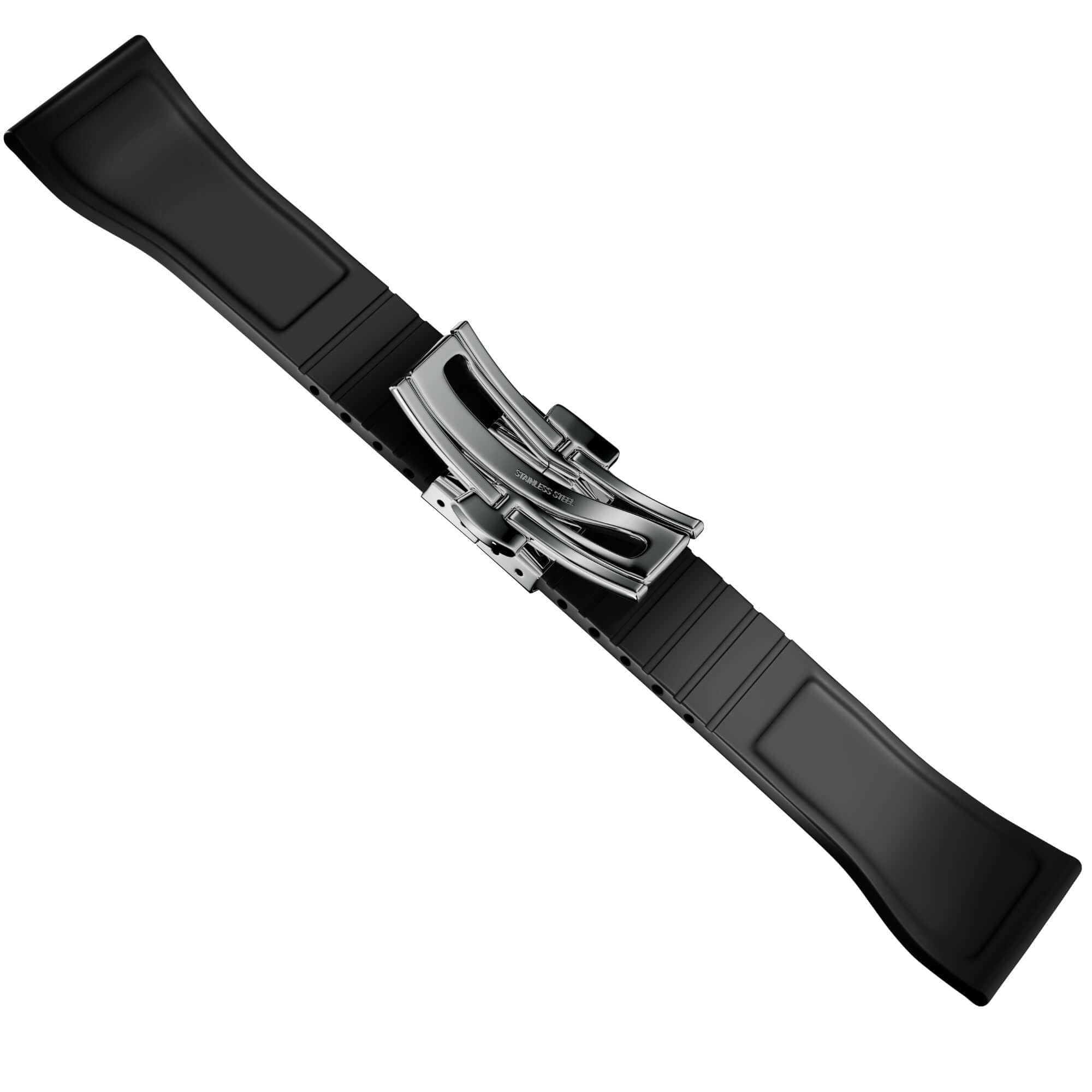 Black rubber Strap