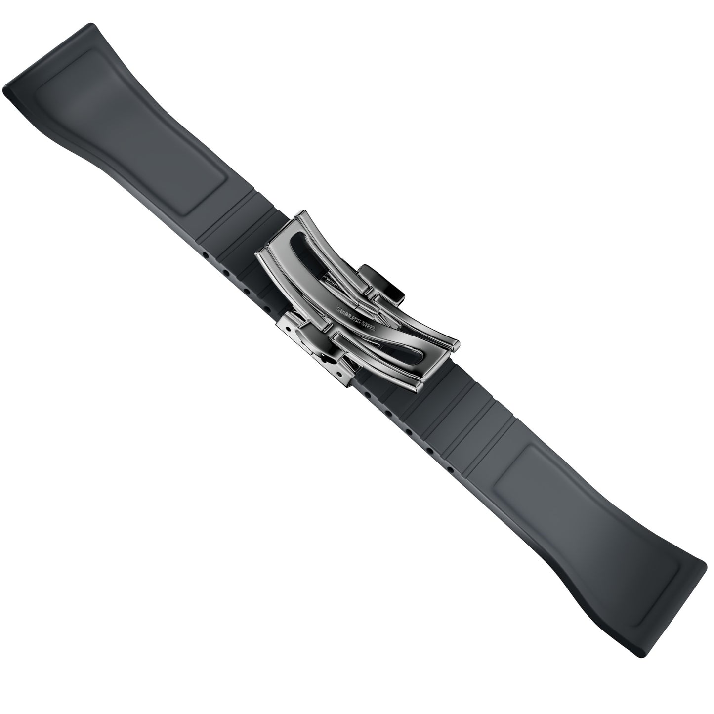 Grey rubber Strap