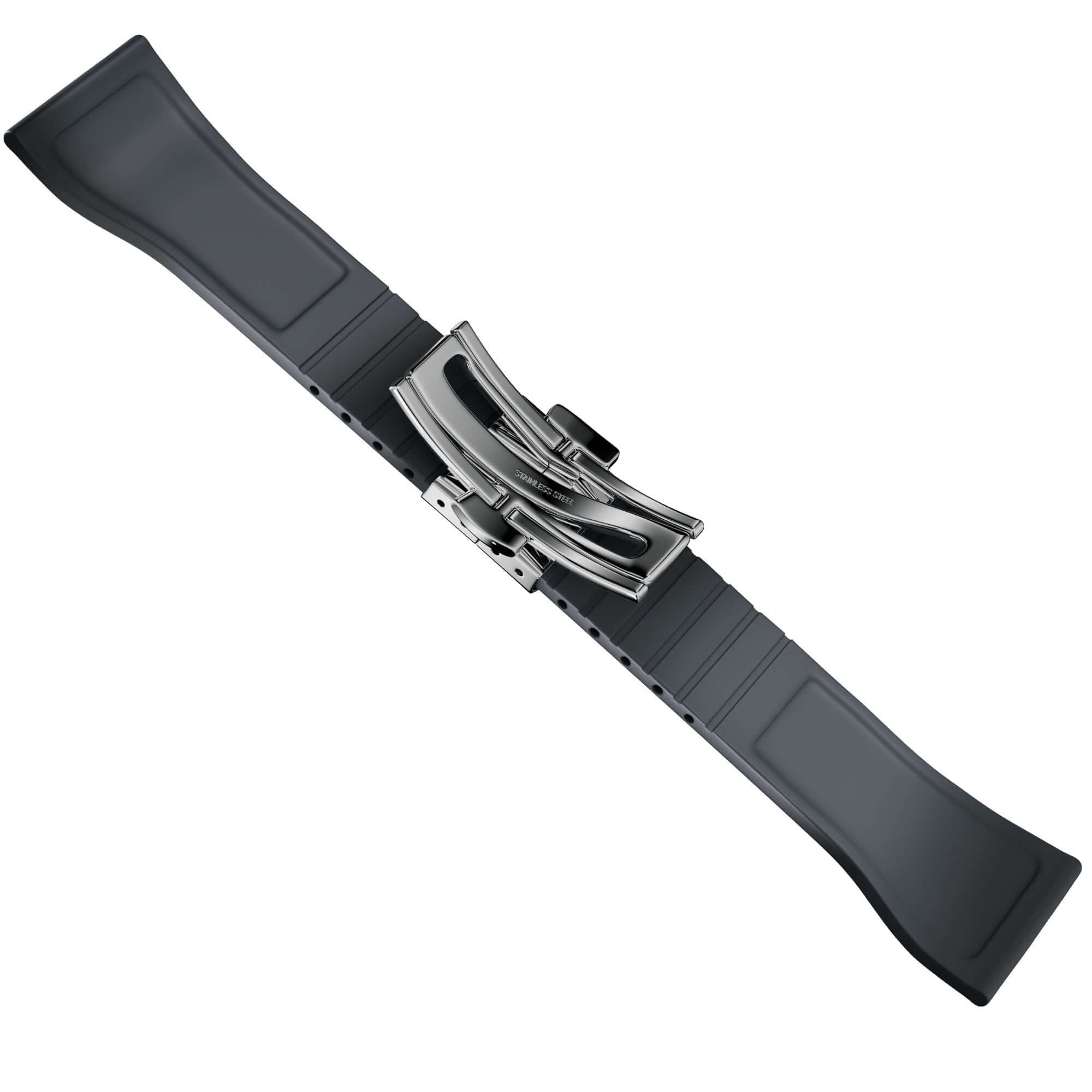 Grey rubber Strap