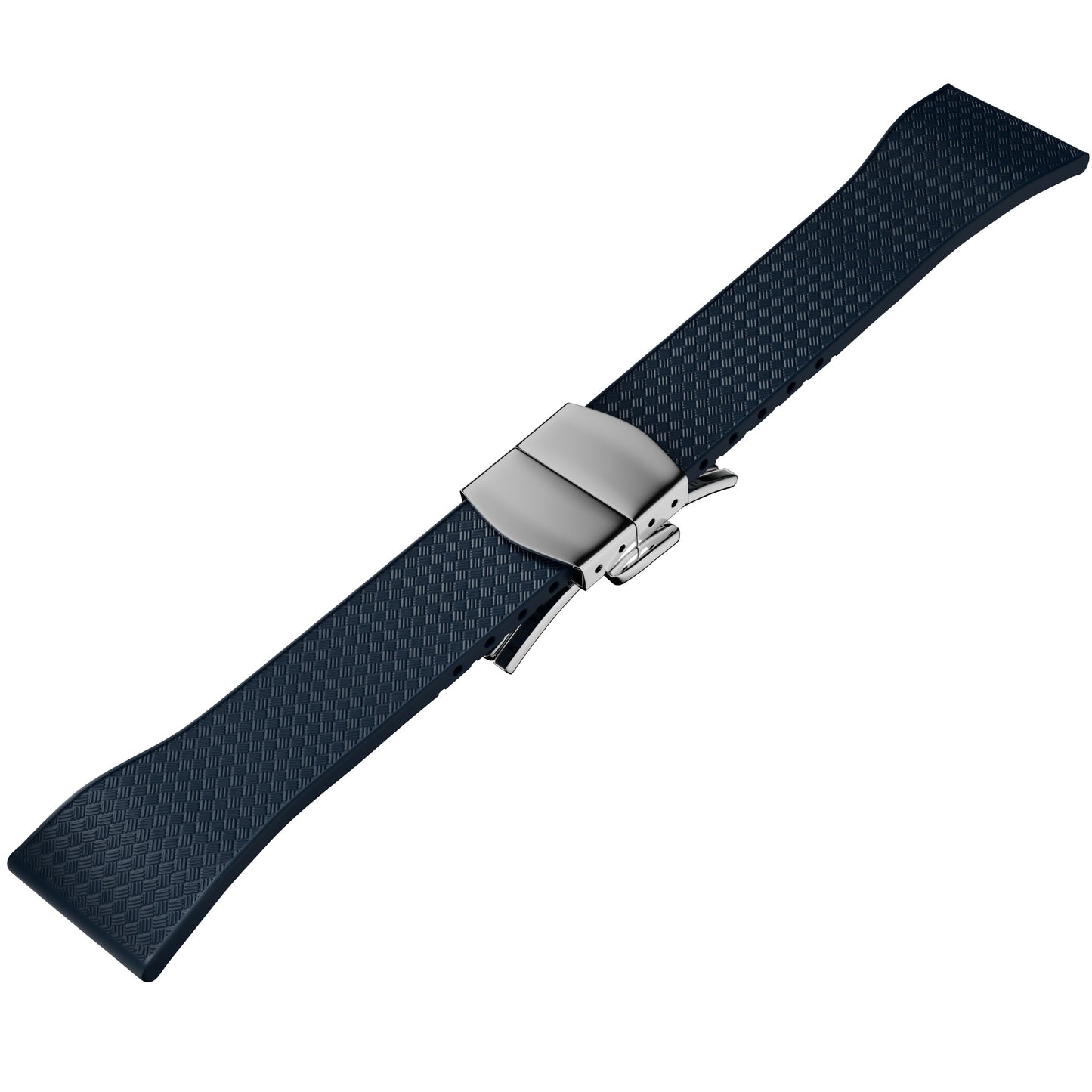 Blue rubber Strap